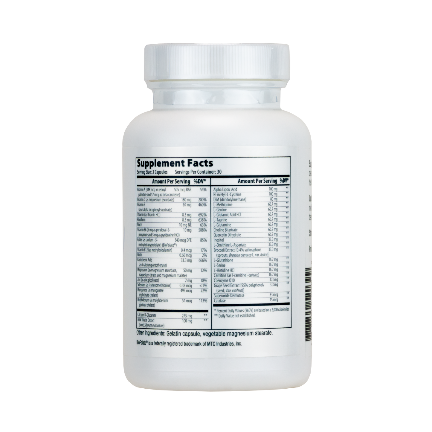 Liver phase I & II detox