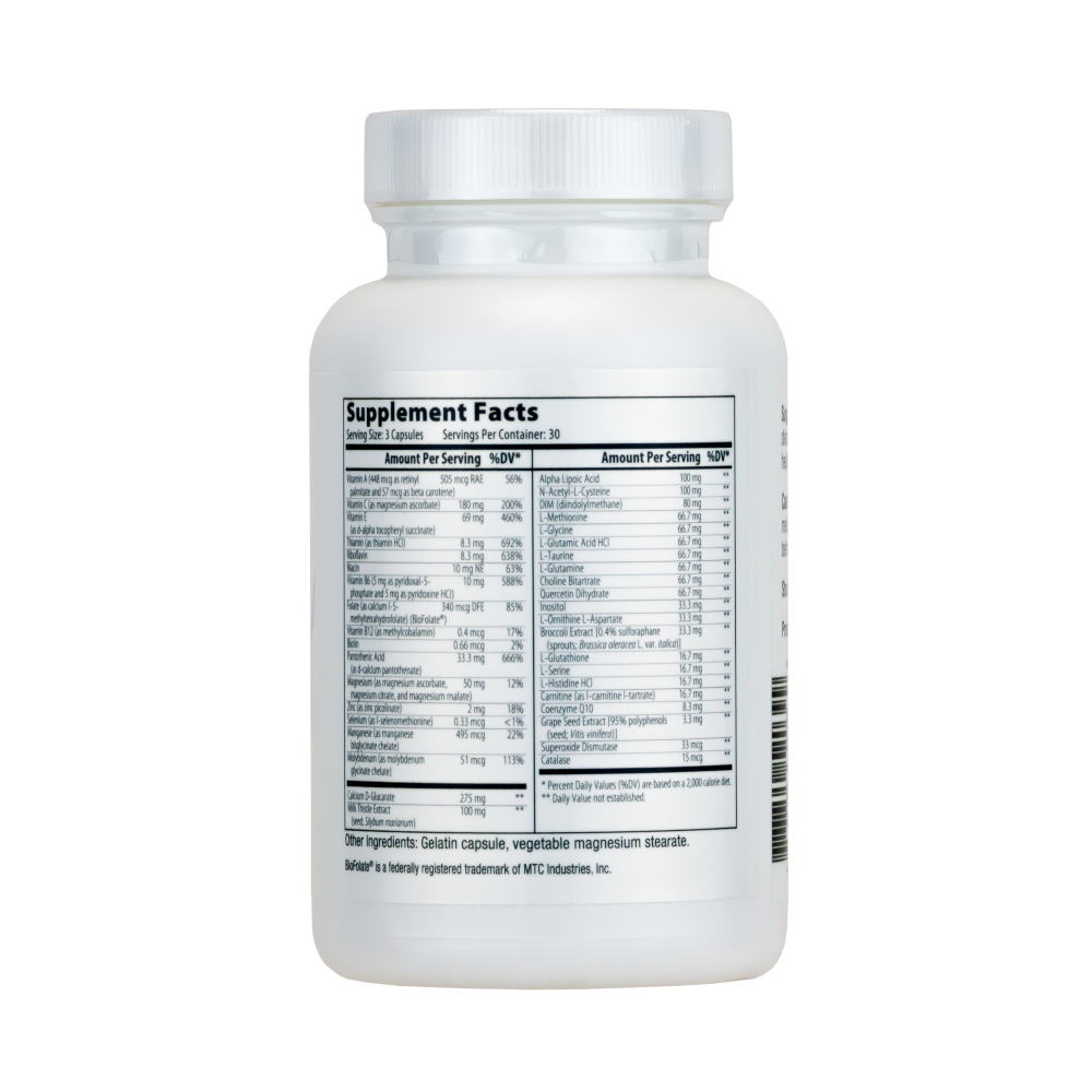 Liver phase I & II detox